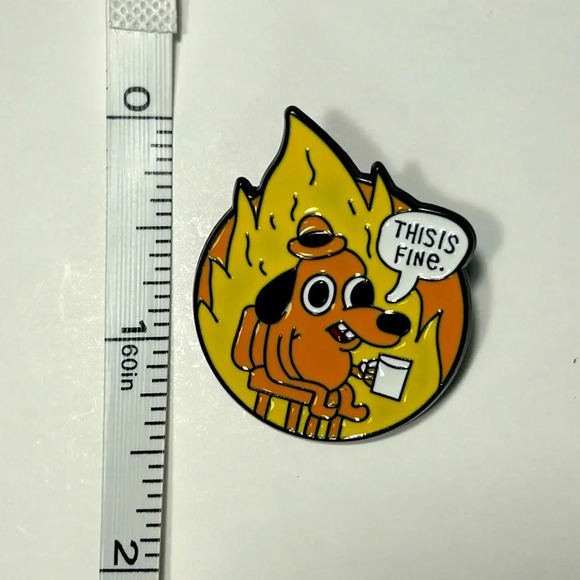 Gunshow ‘On Fire’  Comic - This is fine. Meme Pin 🔥 - Picture 3 of 5